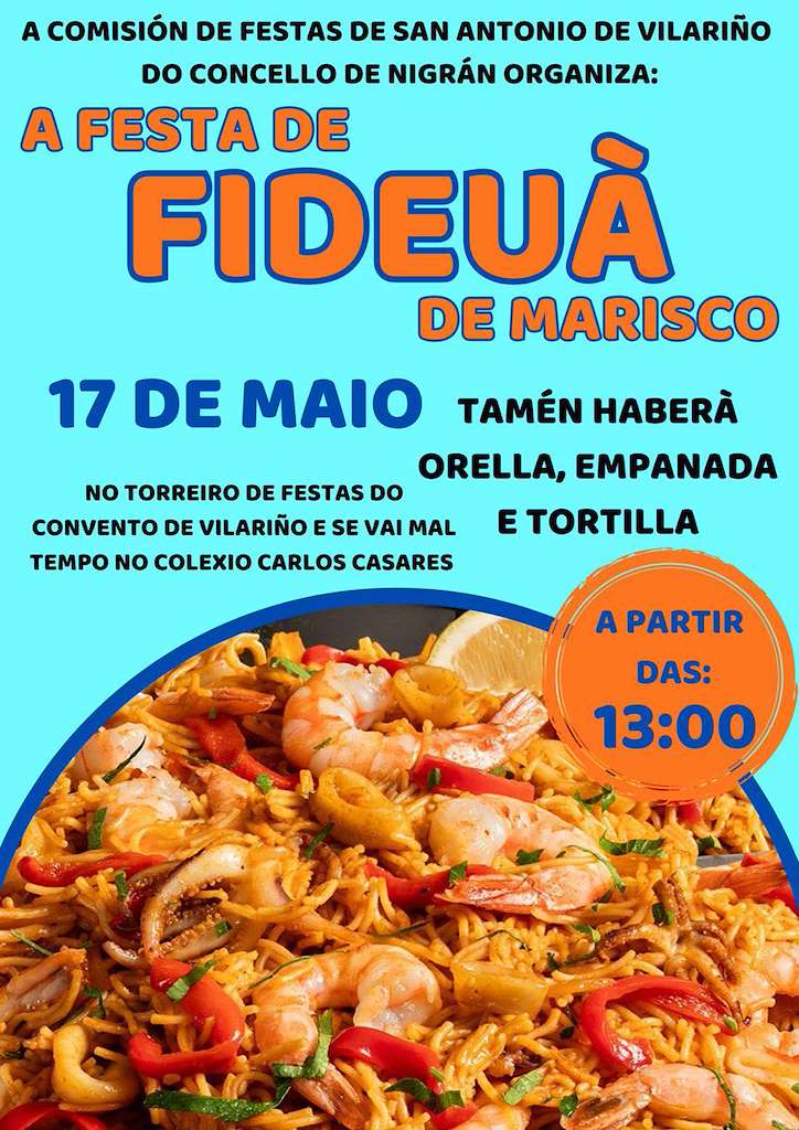 Vigoplan | Festa Da Fideua De Marisco De Vilariño Nigran 2026