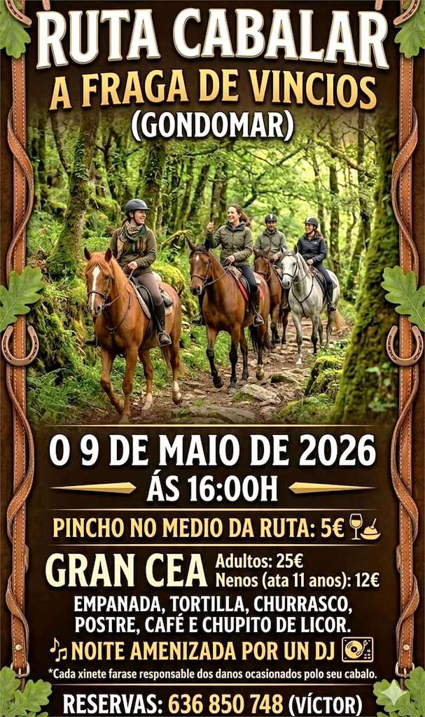 Vigoplan | Ruta Cabalar A Fraga De Vincios Gondomar 2026