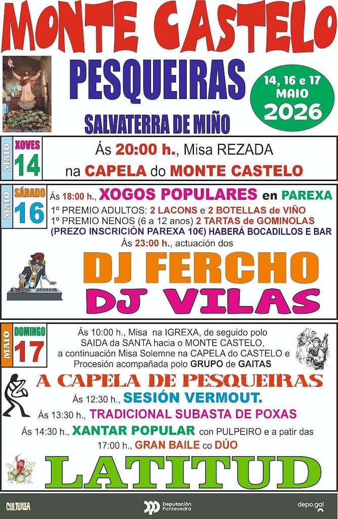 Vigoplan | Virxe Da Ascension De Monte Castelo Salvaterra Do Miño 2026
