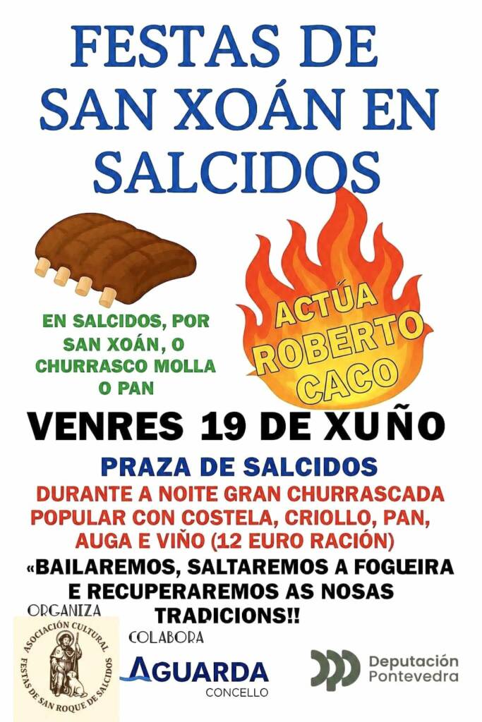 Vigoplan | Cartel Fiestas De San Juan 2026 De Salcidos A Guarda