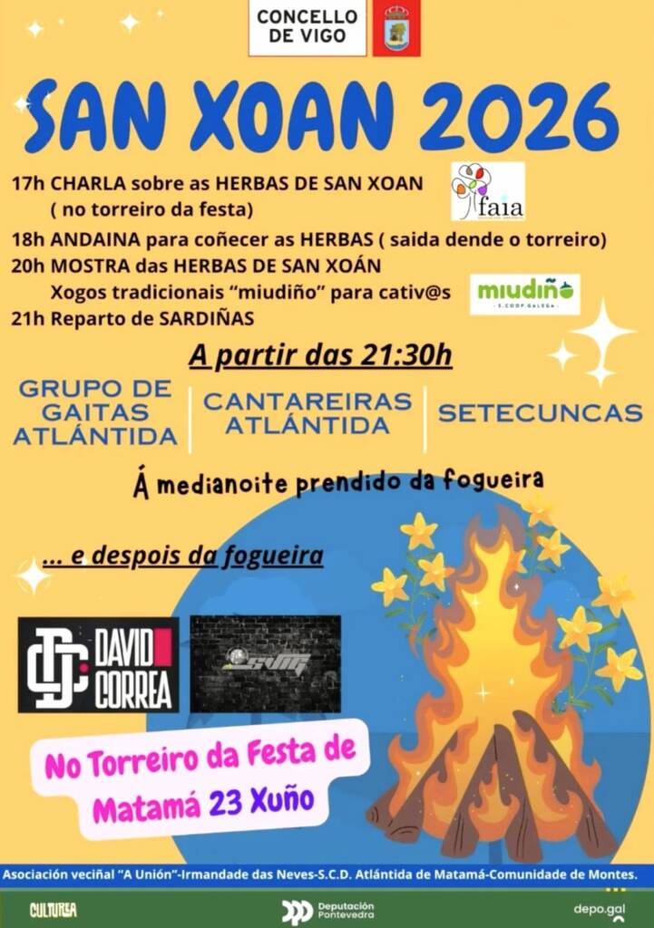 Vigoplan | Fiesta De San Juan En Matamá 2026