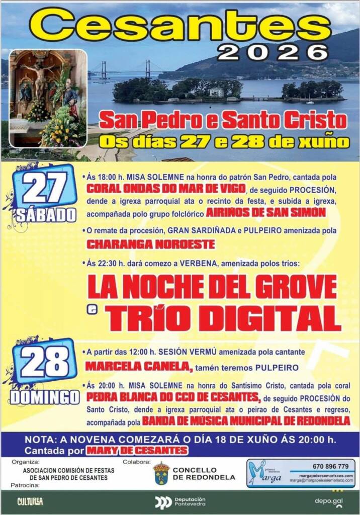Vigoplan | Fiestas De Cesantes 2026