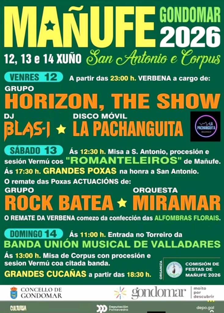 Vigoplan | Fiestas De Mañufe 2026 En Gondomar