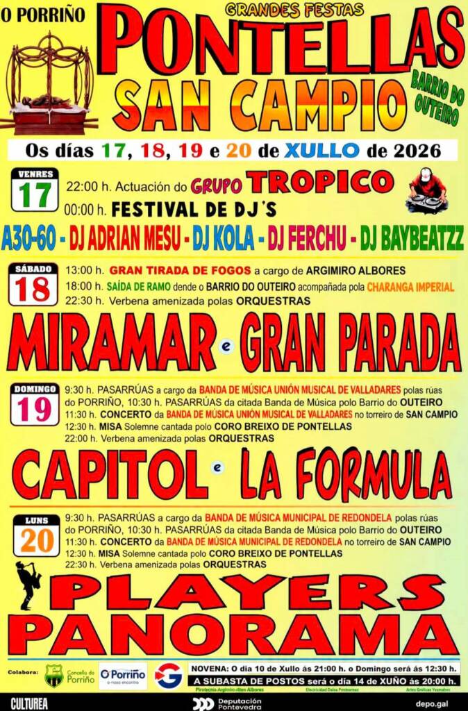 Vigoplan | Grandes Festas De San Campio 2026