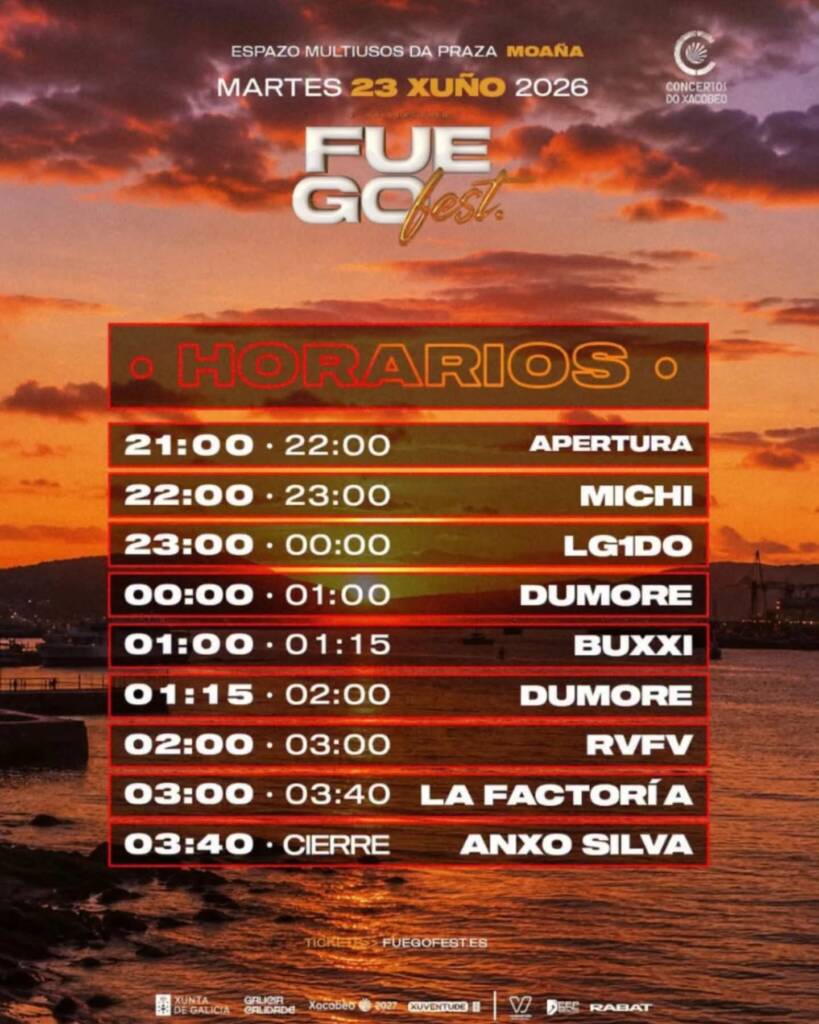 Vigoplan | Horarios San Juan Moaña Fest Fuego