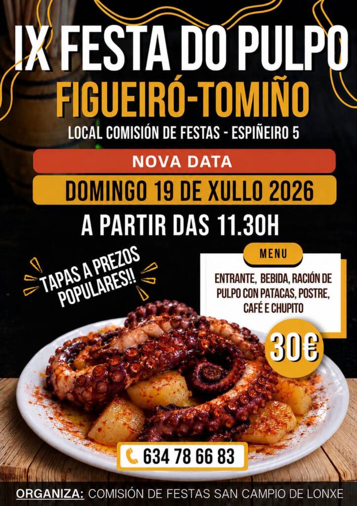 Vigoplan | Ix Festa Do Pulpo De Figueiró Tomiño 2026