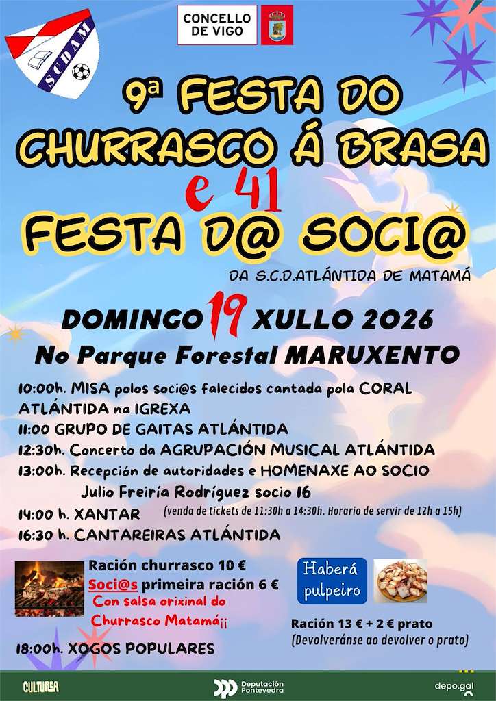 Vigoplan | Festa Do Churrasco A Brasa E Festa Do Socio De Matama Vigo 2026