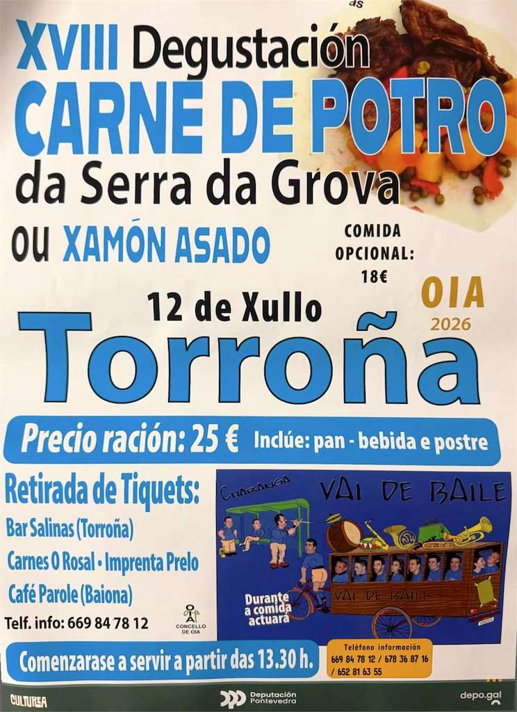 Vigoplan | Fiesta De Degustacion De Carne De Potro Oia 2026