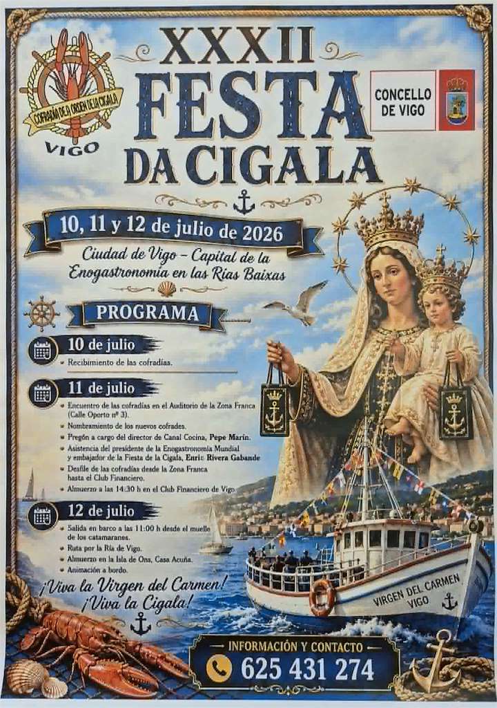 Vigoplan | Fiesta De La Cigala Vigo 2026