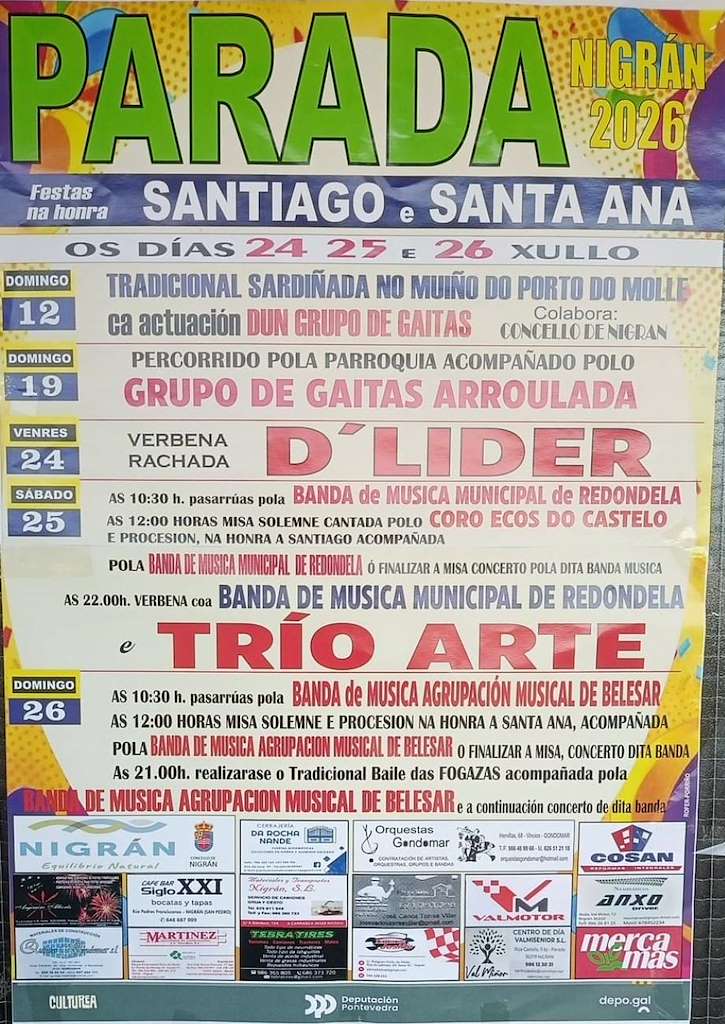 Vigoplan | Santiago Apostolo E Santa Ana De Parada Nigran 2026