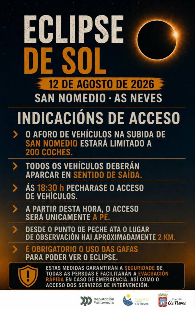 Vigoplan | Eclipse Solar As Neves 2026 Normas