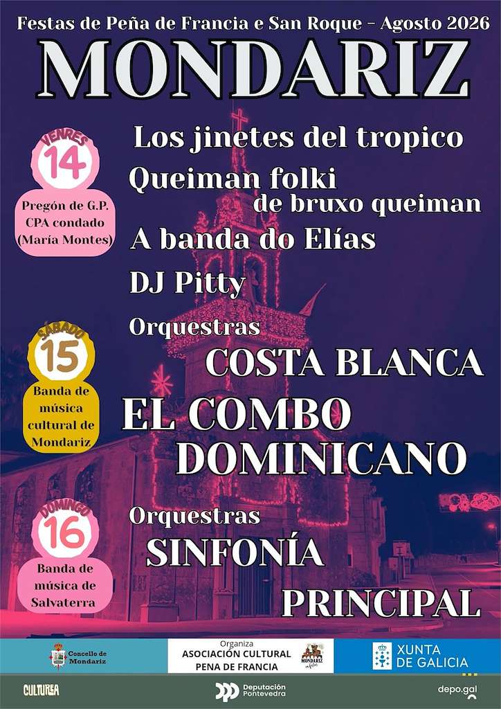 Vigoplan | Festas Patronais Da Virxe Da Peña De Francia E San Roque Mondariz