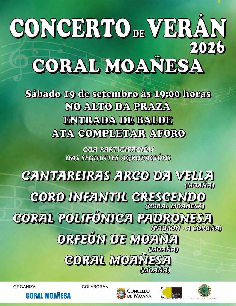 Vigoplan | Concerto De Veran Moaña 2026