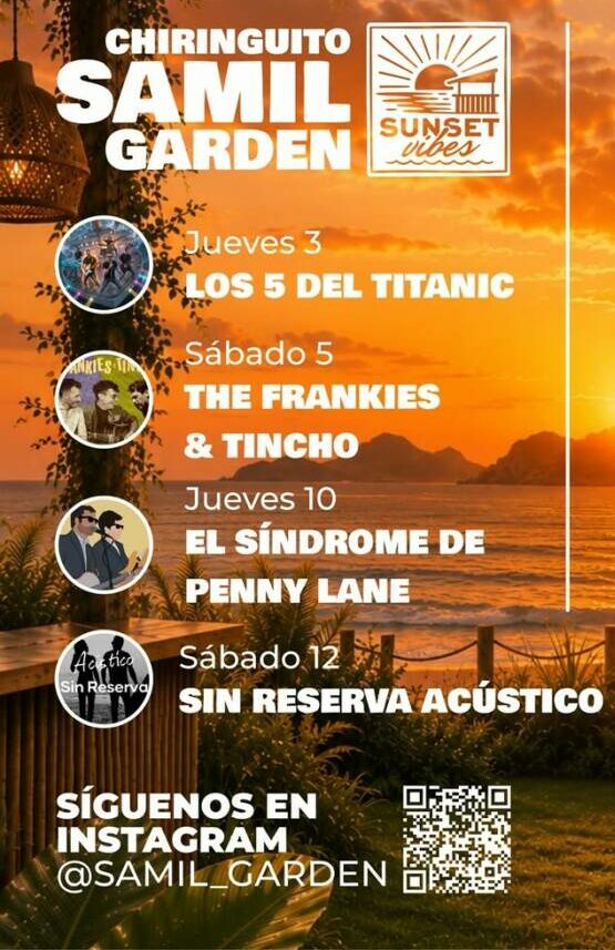 Vigoplan | Conciertos Samil Garden Septiembre